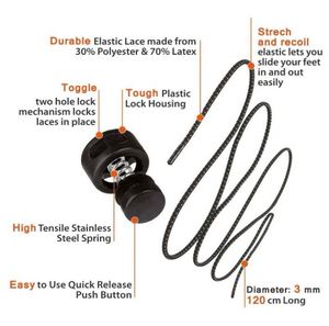 Hot Seller Adjustable Elastic Lock <b>Lace</b> Lazy Shoelace Convenient No Tie Shoe <b>Lace</b> - Product Image 3