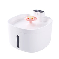 Tempat Minum Kucing Pintar Nirkabel dengan Sensor Gerak, Pengeluaran Otomatis, Suhu Konstan, Baterai Isi Ulang, Tanpa Aplikasi