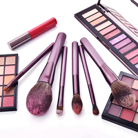 Ensemble de 12 pinceaux de maquillage pour le visage Beautyts Professional, pinceau correcteur, pinceau à raser, manche en bois, poils en nylon, pinceau éventail, marque privée