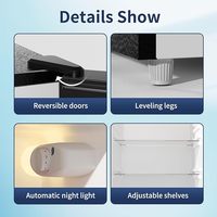 Ice Bear appareils ménagers Chine Top vente mécanicien contrôle domestique deux portes réfrigérateur haut-congélateur réfrigérateur maison
