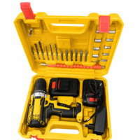 Kit de perceuse à percussion sans fil 3-en-1 en gros, 10 mm, 45 N.m, 2 vitesses, avec 2 batteries et mallette BMC