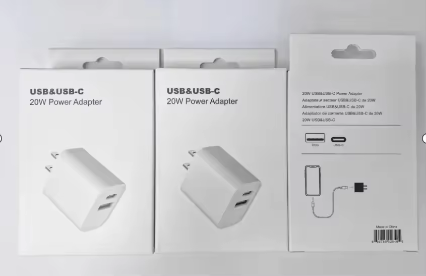 White charger with box