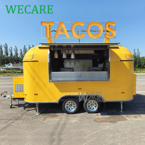 WECARE Imbisswagen Foodtruck Remorque Boba Tea Coffee Icecream Hot Dog Cart Mobile Doner Kebab Pizza Food Truck avec Cuisine Complète - Product Image 2
