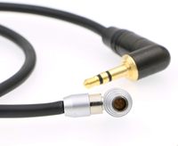 Câble audio Alvin's Cables, type auxiliaire ARRI Alexa Mini Camera, angle droit, 5 broches mâle, 3,5 mm TRS, 20 pouces, LW005TR50, scellé