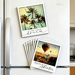 Cornice Portafoto Magnetica da Frigo all'Ingrosso, Popolare Cornice per Foto Personalizzata Fai-da-Te, Album Magnetico per Frigorifero, Materiale per Magneti da Frigo - Product Image 1