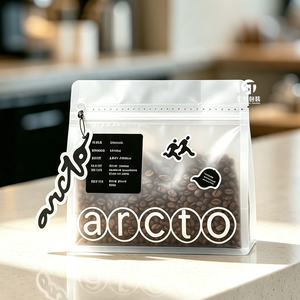 Premium Custom Coffee <b>Packaging</b> <b>Bags</b> Resealable Stand Up Pouches with Handle and Degassing Valve for Coffee Beans and Nuts in Eu - Product Image 6