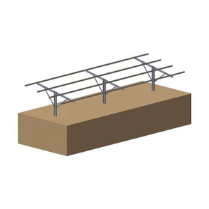 Sistema de Montaje <span class=keywords><strong>Solar</strong></span> Bifacial Vertical, Estructura de Acero Galvanizado en Caliente para Suelos, para Áreas Agri-PV y de Alto <span class=keywords><strong>Albedo</strong></span> - Product Image 3