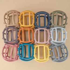 Jouet de dentition en silicone sans BPA pour nouveau-nés et enfants, balle à mâcher sûre, cadeau pour bébé, qualité alimentaire, personnalisable, en promotion - Product Image 2