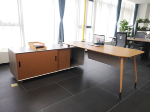 Bán buôn kaln loạt sang trọng hiện đại chuyển đổi văn phòng điều hành bàn đặt L hình ông chủ bàn cho máy trạm - Product Image 3