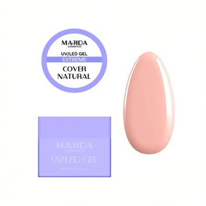 Gel UV LED de 15 ml de Majida Cosmetics, Gel Constructor Natural de Cobertura - Product Image 3