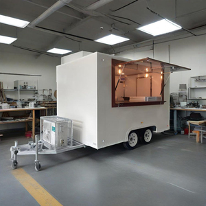 Remolque <span class=keywords><strong>de</strong></span> Comida Compacto con Equipamiento <span class=keywords><strong>de</strong></span> Cocina Completo, Luces LED, Carrito <span class=keywords><strong>de</strong></span> Venta <span class=keywords><strong>para</strong></span> Café y Helados - Product Image 2