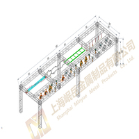 Truss rond en alliage d'aluminium 300*300mm à brancher, avec poignées interchangeables pour ajustements en temps réel