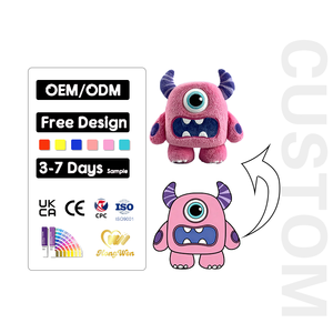 CE ASTM Keine Mindestbestellmenge Kundenspezifischer Plüschtier-Hersteller Maßgefertigte Puppen mit Weichen Stofftier-Kissen Schlüsselanhänger Kundenspezifische Plüschfiguren Spielzeug - Product Image 1