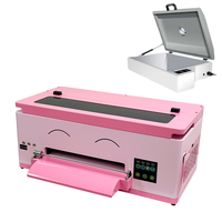 Printer DTF Roll-to-Roll Otomatis Penuh 30cm, Dilengkapi Printhead Epson L1800, Perangkat Desktop A3 untuk Pencetakan Kain
