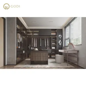 GODI Modern Bedroom Set Mdf Bedroom Dustproof Wardrobe Wardrobe For Hanging Clothes