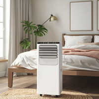 Climatisation électrique compacte et portable 12000 BTU, corps plus petit, classe d'efficacité énergétique, deux vitesses de ventilateur, contrôlée par application WiFi