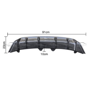 <b>Car</b> Tuning Carbon Fiber Rear Bumper Lip Spoiler Splitter <b>Diffuser</b> for Lexus RC300 F-SPORT 2014-2018 - Product Image 1