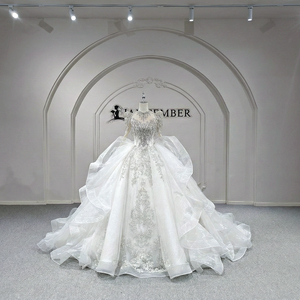 Mc002 Bridal Dress Wedding Ball Gown Bride <b>Skirt</b> Elegant Fashion With Glitter Lace Shinny Jancember - Product Image 4