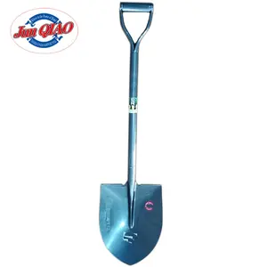 India Shovel India Nepal Market Hot Sale Farming Garden Shovel 2Kg Big Shovels Square All Steel Handle Spade Shovel