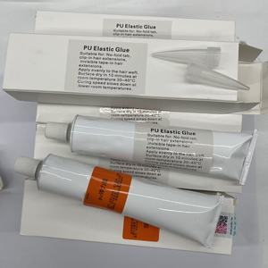 Nouvel Arrivage – <span class=keywords><strong>Gel</strong></span> Colle Liquide PU Super Fort 100ml en Tube et Outils pour la Fabrication d'Extensions de Cheveux Naturels à Bandes Adhésives - Product Image 4