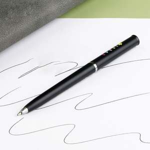 Stylo bille haut de gamme personnalisé multicolore en plastique avec impression UV, encre noire 1,0 mm – Stylo cadeau d'hôtel avec logo personnalisé, vente en gros - Product Image 6