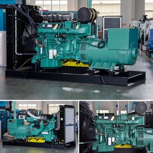 Groupe électrogène diesel silencieux 240 kW 300 kVA insonorisé démarrage automatique ATS châssis ouvert industriel de secours pour usine - Product Image 5