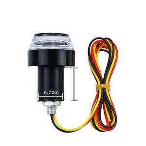 Dual-Color <b>LED</b> Handlebar End <b>Lights</b> for Turn Signal and <b>Side</b> Marker Motorcycle Body Systems Product - Product Image 1
