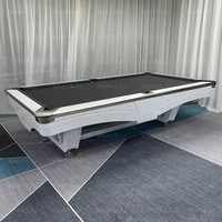 Table de billard de luxe en bois massif sur mesure pour la maison, 8 pieds, 2-en-1, table de billard 7 pieds avec retour de balles, qualité tournoi