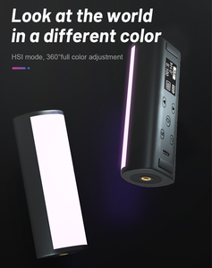 Lampe <span class=keywords><strong>de</strong></span> poche LED 2000 mAh avec écran d'affichage, température <span class=keywords><strong>de</strong></span> couleur réglable (2500-9000K), étanche, antichoc, pliable pour la vidéo - Product Image 3