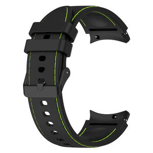 <span class=keywords><strong>Bracelet</strong></span> de montre intelligente en silicone à motifs en <span class=keywords><strong>cuir</strong></span> de 20mm pour Samsung <span class=keywords><strong>Galaxy</strong></span> <span class=keywords><strong>Watch</strong></span> 7 6 <span class=keywords><strong>5</strong></span> <span class=keywords><strong>Pro</strong></span> 4 Classic <span class=keywords><strong>Watch</strong></span> 3 <span class=keywords><strong>Bracelet</strong></span> de sport de 20mm - Product Image 5