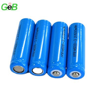 En gros bonne qualité li ion batterie 3.2v 500mah IFR14500 cylindrique cellule de batterie rechargeable au lithium-ion batterie pour LED