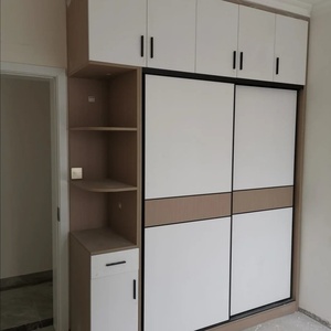 Armario de Dormitorio Minimalista de Madera, Mueble de Almacenamiento Modular para Apartamentos y Hoteles - Product Image 4