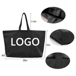 Custom Heavy-Duty <b>Large</b> Custom <b>Printed</b> Logo Cotton Canvas Tote Handbag for Women Blank Beach Shopping Tote Bag - Product Image 3