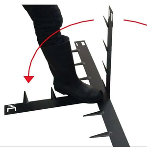 Ornement de jardin en acier métallique pour l'extérieur, bordure élégante pour pelouse, pour la décoration et l'aménagement paysager - Product Image 1