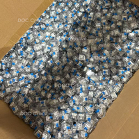 Wholesale Custom Keyboard Fidget Keychain Stress Relief Toy DIY Keycap Clicker Switch Button Keyring
