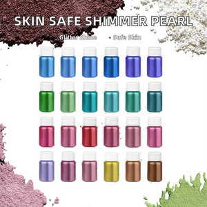 Pigmento de Mica de Titanio de Grado Cosmético Seguro para la Piel, Brillo Perlado para Maquillaje de Rostro, Ojos y Labios - Product Image 2