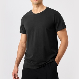 เสื้อยืดออกกำลังกายผู้ชาย แขนสั้น ทรงหลวม ผ้าฝ้าย 100% ระบายอากาศดี เป็นมิตรกับสิ่งแวดล้อม แห้งเร็ว เหมาะสำหรับวิ่งและกิจกรรมกลางแจ้ง - Product Image 1