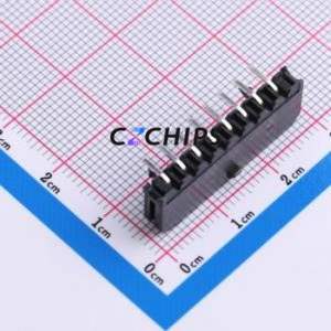 43650-8AWS Wire-to-Board Pin Header Bent Lead Through Hole,P=3mm Connector 1x8P 3mm Right Angle Insert 8P - Product Image 2