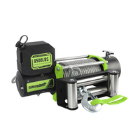 Treuil électrique OEM 9500LBS 5,5HP 12V/24V avec câble en acier de 28M pour SUV, camion, véhicule tout-terrain et de secours