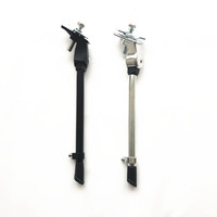 Béquille latérale pour vélo, cadre en acier 40-45 cm, noir et argent, support de stationnement pour VTT