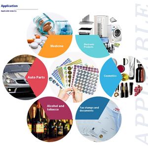 Étiquette holographique laser anti-effraction jetable personnalisable, marque de protection antivol pour mascara, à des fins anti-contrefaçon - Product Image 1