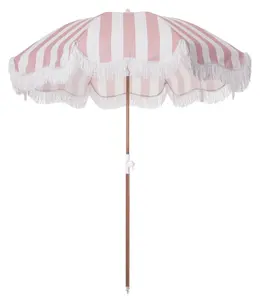 Business Customization Wood Vintage Boho Fringe Beach Parasol Umbrellas//