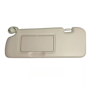 OM 83230-T0A-H11ZB 83230-T0A-H11 pour Honda CR-V Ensemble de <span class=keywords><strong>pare</strong></span>-<span class=keywords><strong>soleil</strong></span> - Côté conducteur et passager avec miroir de courtoisie, intérieur beige - Product Image 3