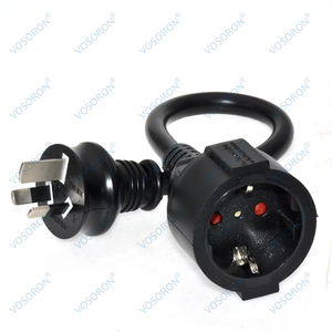 Australia để cee7/3 dây nguồn, AU SAA cắm để Cee 7/3 Schuko Châu Âu nữ ổ cắm Adapter cáp cho Up/PDU mở rộng điện - Product Image 1