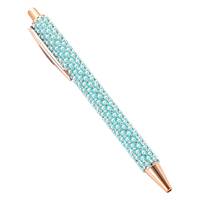 Stylo bille à perles en métal coloré avec diamants, idéal pour les cadeaux de bureau abordables pour femmes et jeunes filles - Grande Vente