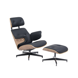 Silla de Oficina Ejecutiva Ergonómica de Cuero con Respaldo Alto y Soporte Lumbar, Giratoria, para Oficina - Product Image 2
