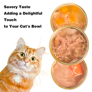 Ração Úmida para Gatos em Lata, Fórmula de Ensopado de Frango, Sem Grãos, Alimento Premium de Alta Qualidade com Benefícios para a Saúde das Articulações, Fornecimento por Atacado - Product Image 3