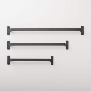 Modern Matte <b>Black</b> Furniture Handle Pulls, Metal <b>Cabinet</b> Drawer Handles, Minimalist Wardrobe Door Knobs & Cupboard Pull Handles - Product Image 6