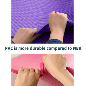 Tapete de <span class=keywords><strong>Yoga</strong></span> de PVC de Alta Densidad de 6mm, Tapete de <span class=keywords><strong>Yoga</strong></span> Deportivo de PVC para Estudio, Tapete de Ejercicio con Logotipo Personalizado para <span class=keywords><strong>Principiantes</strong></span>, Alta Calidad Premium, Venta al Por Mayor - Product Image 2