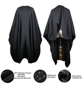 Capa de Barbero de Alta Calidad con Diseño Personalizado, Logotipo Personalizado, Bata de Salón para Cortar el Cabello, Cuello Ajustable, Precio Accesible, Hecha de Poliéster Duradero - Product Image 3